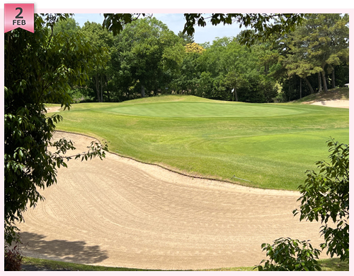 クイズ　この写真はどこのコースでしょう？